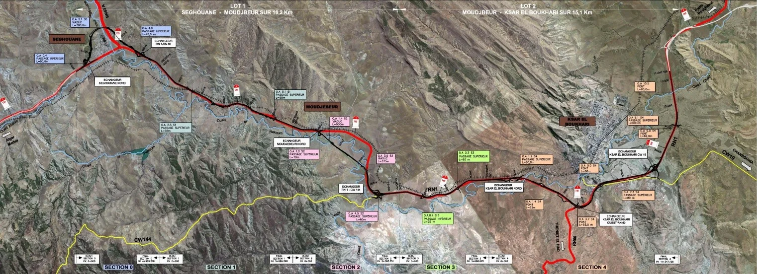  Dedoublement de la rn01 entre Berrouaghia et Boughzoul pk 109+000 - pk 177+500.  
											
						   </a>